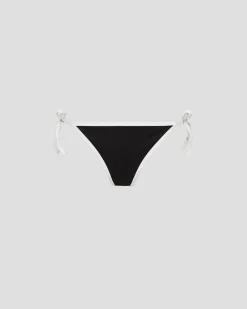 Bas de maillot de bain brésilien Noir/blanc Maddie bottom