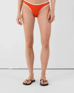 Bas de maillot de bain brésilien Rouge feu Maeva bottom