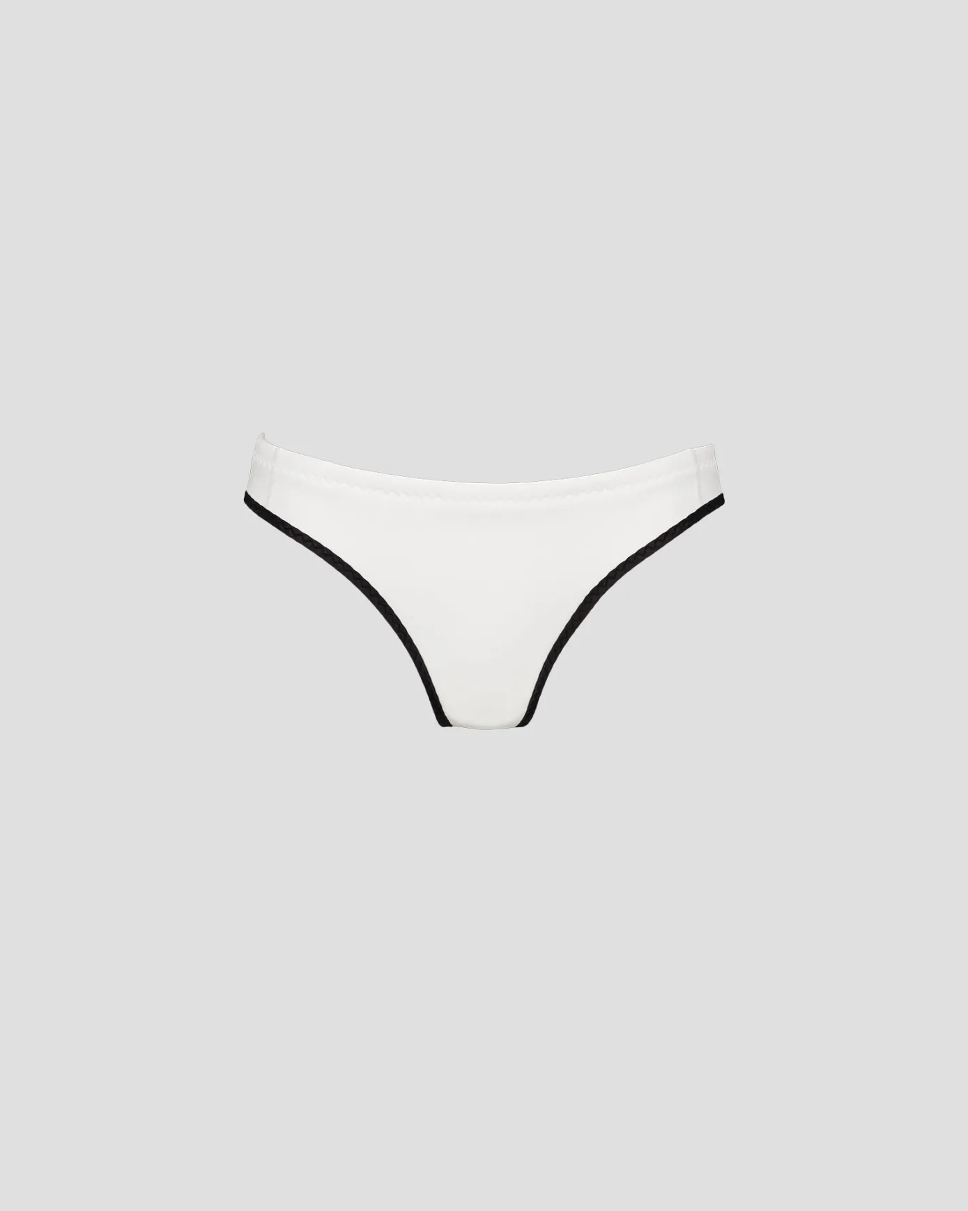 Bas de maillot de bain en néoprène Blanc Jisoo bottom