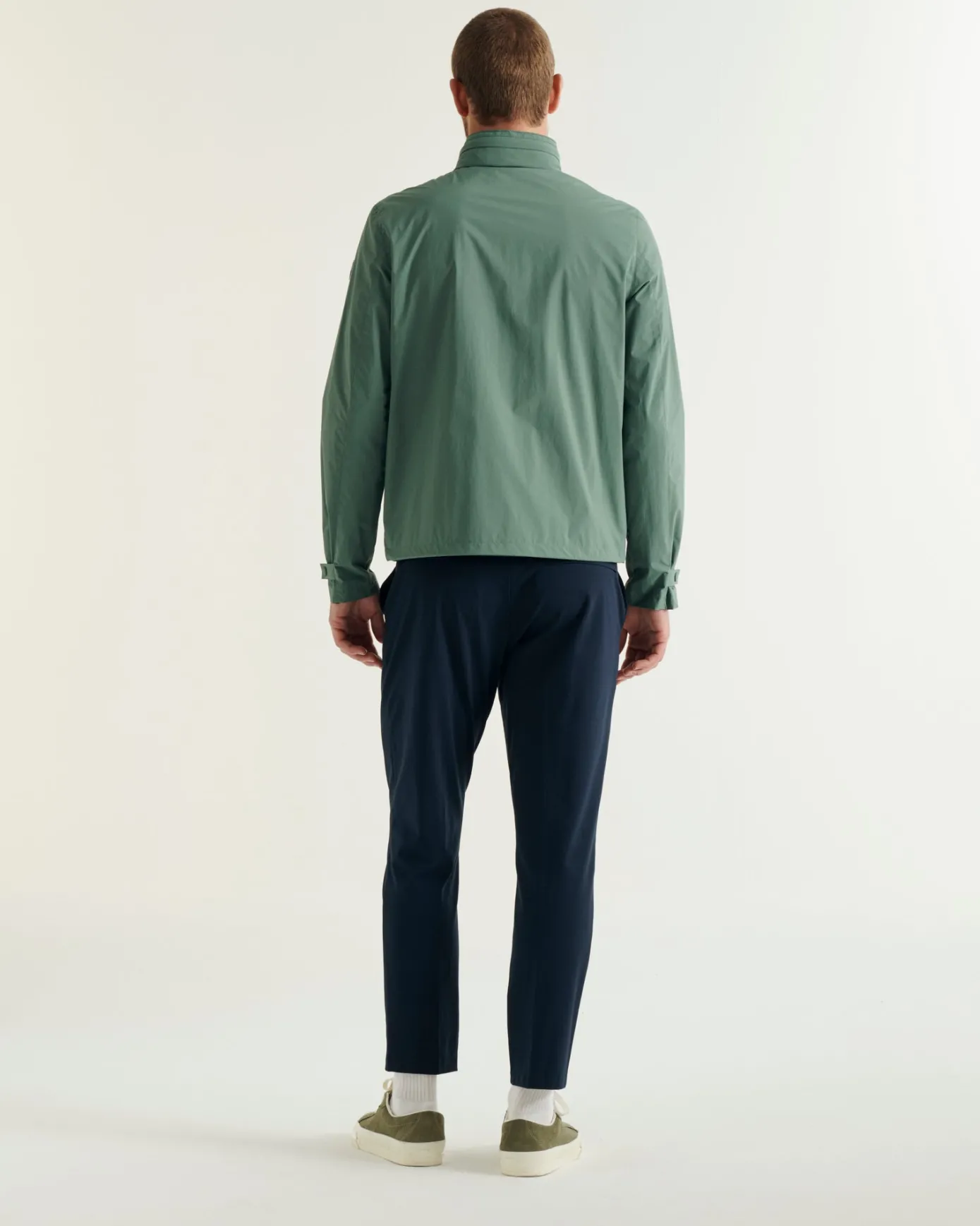 Blouson coupe-vent léger Vert céladon Origami