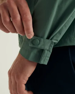 Blouson coupe-vent léger Vert céladon Origami