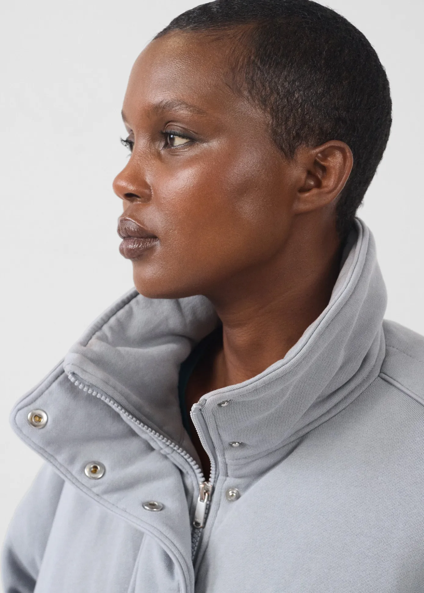 Bomber en jersey Gris souris Dory
