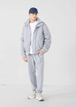 Bomber en jersey Gris souris Hank