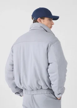Bomber en jersey Gris souris Hank