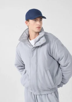 Bomber en jersey Gris souris Hank