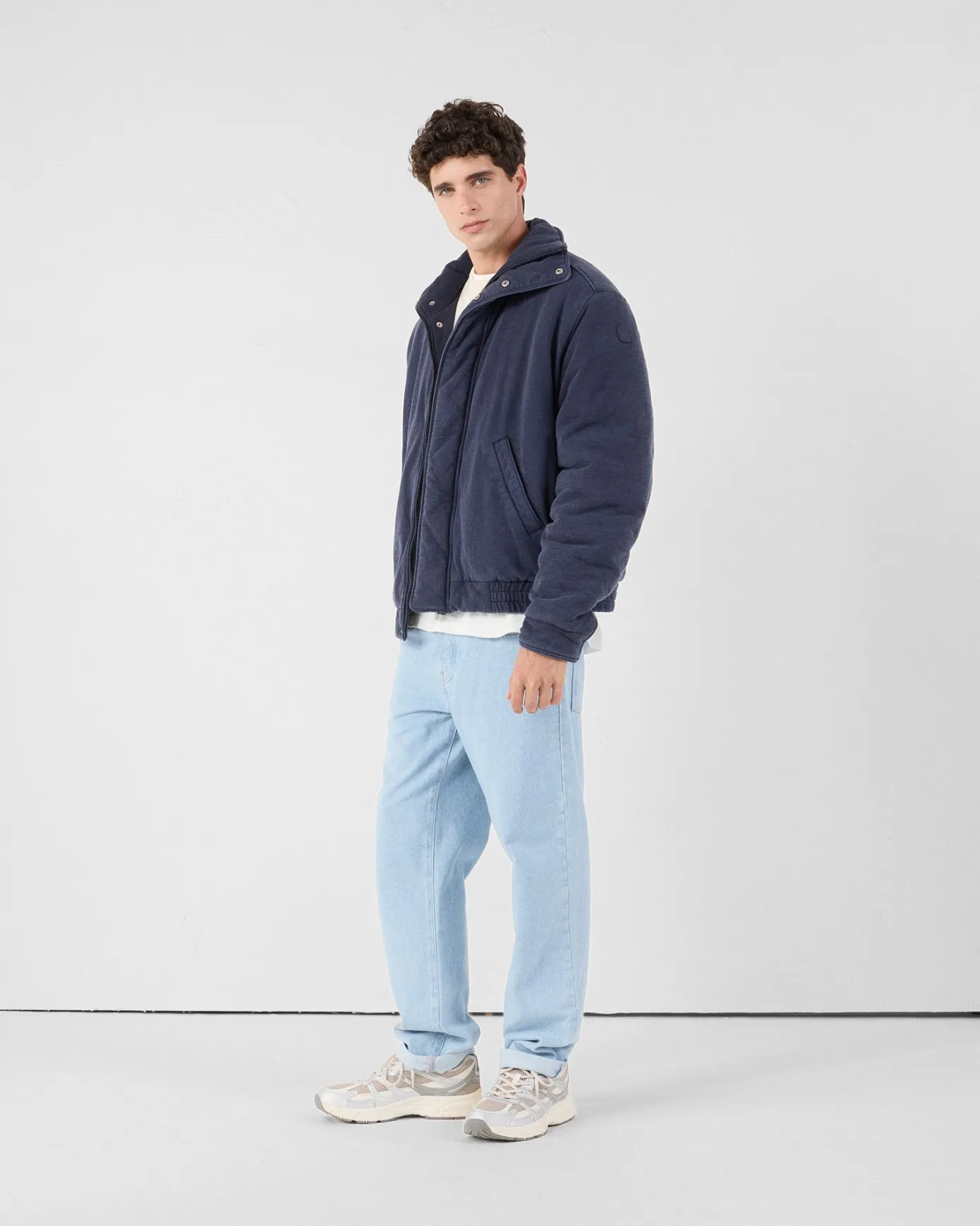 Bomber en jersey Marine Hank