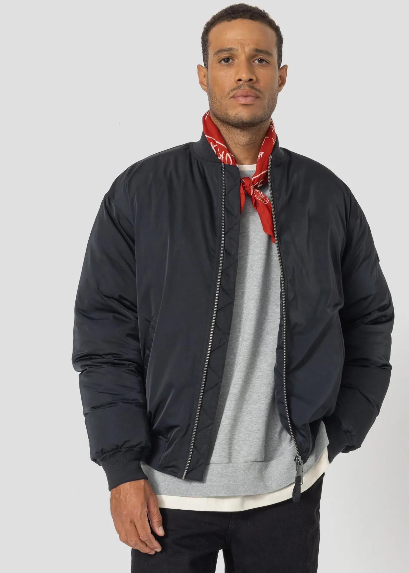 Bomber léger Noir Solal
