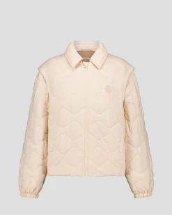 Bomber manches amovibles Vanille sucrée/Sable fumé Sacha