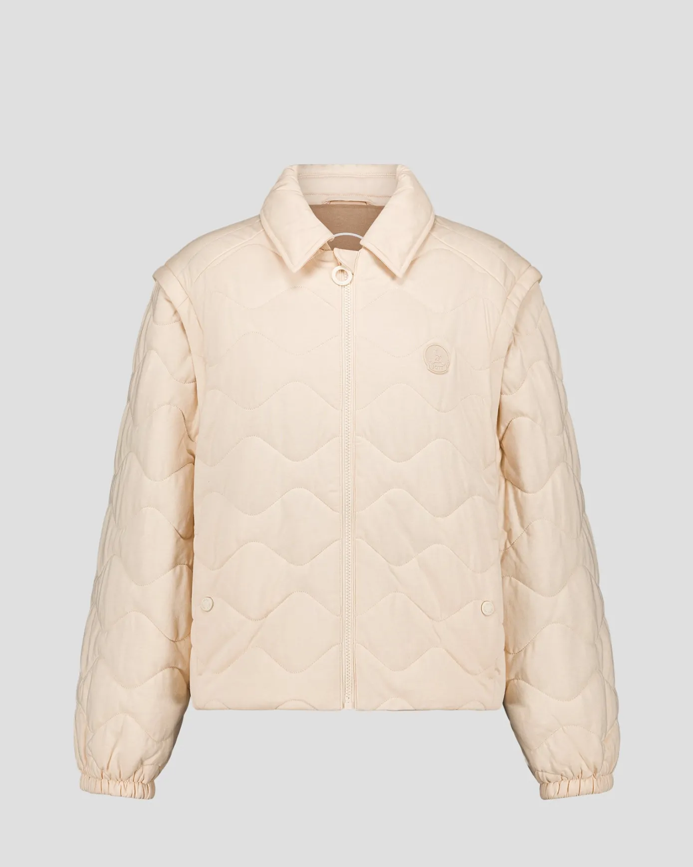 Bomber manches amovibles Vanille sucrée/Sable fumé Sacha