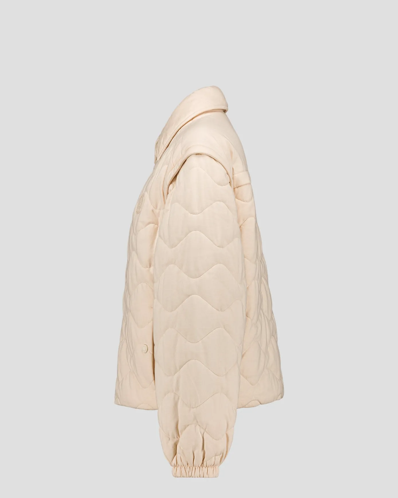 Bomber manches amovibles Vanille sucrée/Sable fumé Sacha