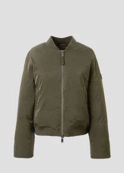 Bomber satin Army foncé Inael