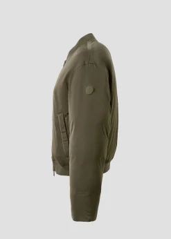 Bomber satin Army foncé Inael