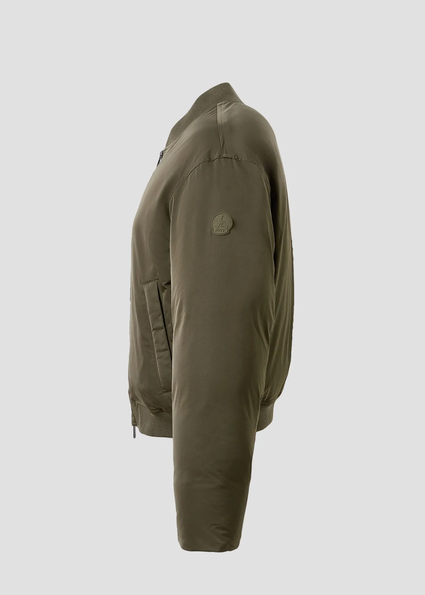 Bomber satin Army foncé Inael