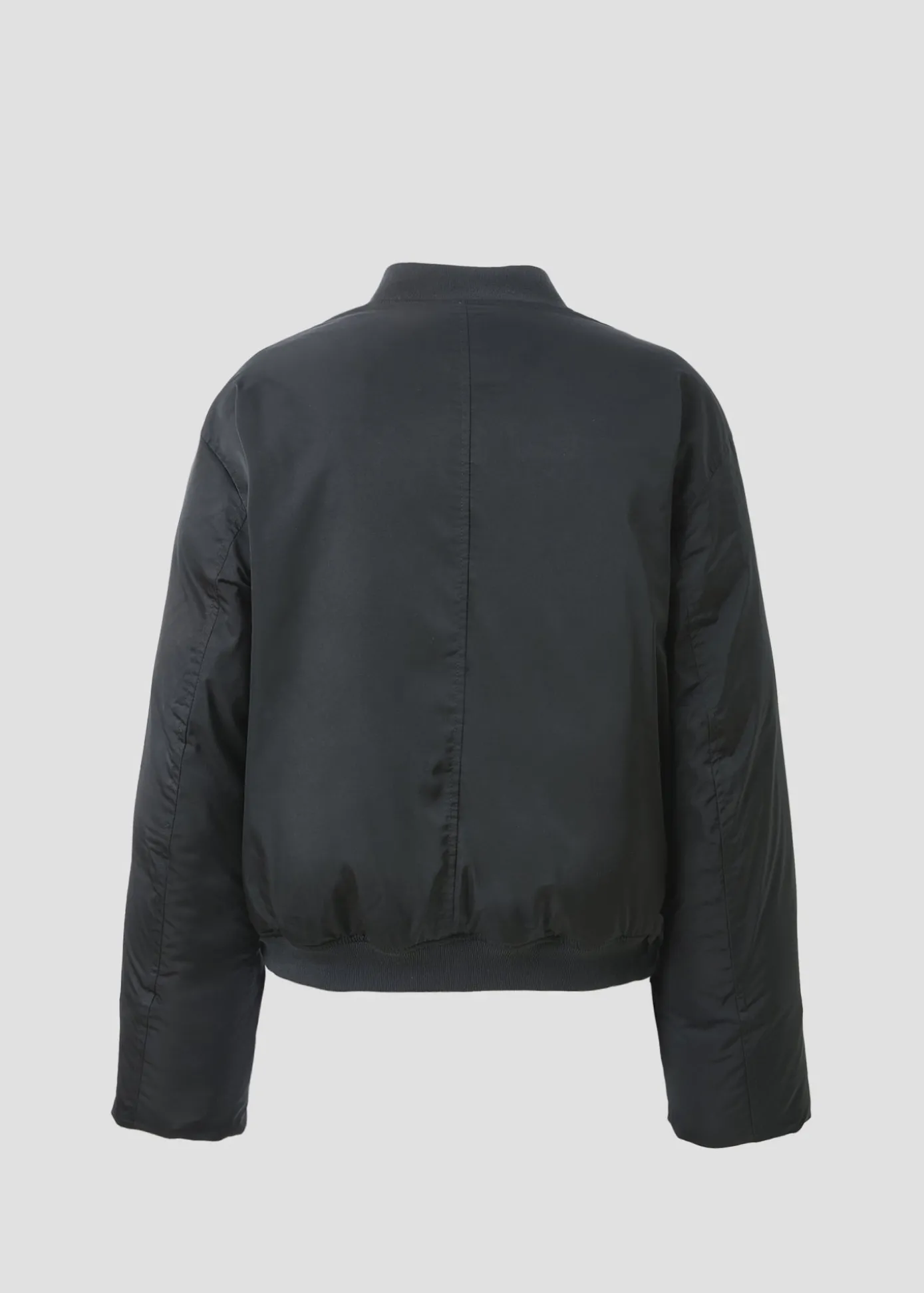 Bomber satin Noir Inael