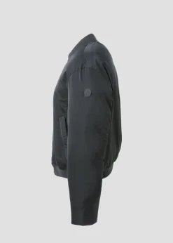 Bomber satin Noir Inael