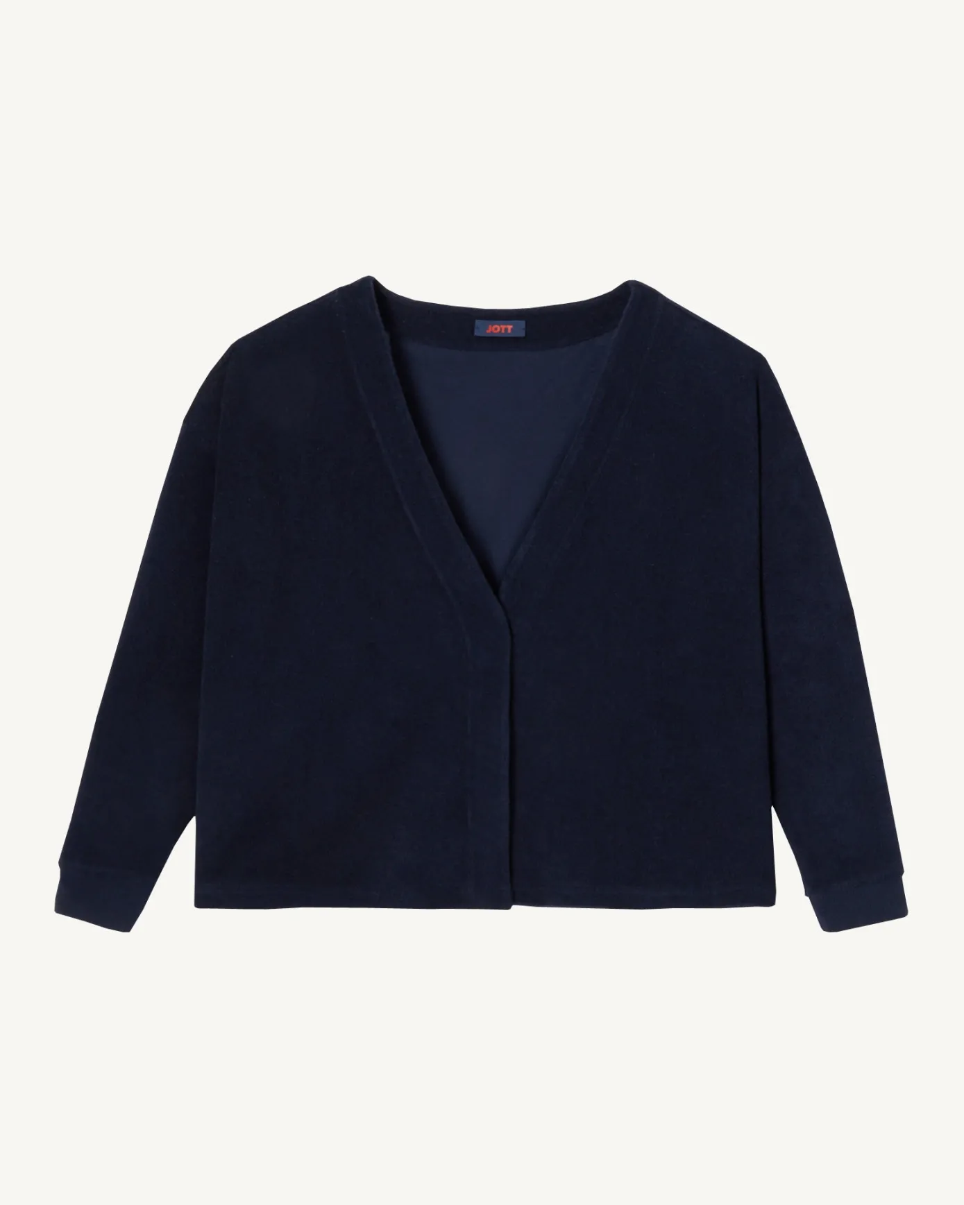 Cardigan éponge à manches longues Marine Pamplona