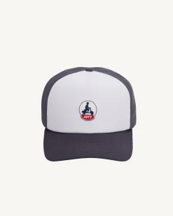 Casquette bicolore à filet Marine/Blanc/Marine Sail