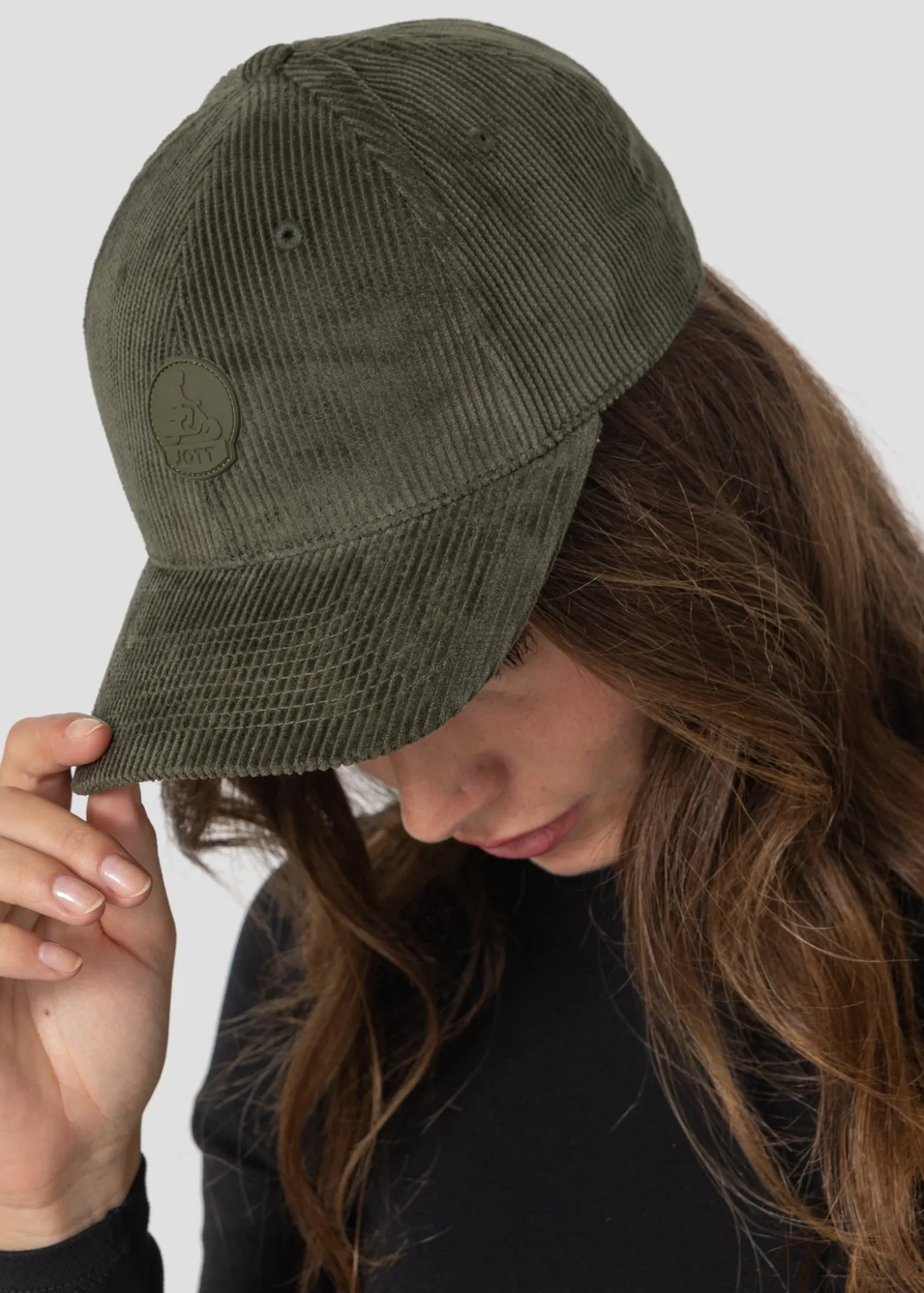 Casquette en velours Army foncé Cirrus