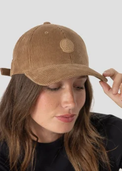 Casquette en velours Beige fumé Cirrus