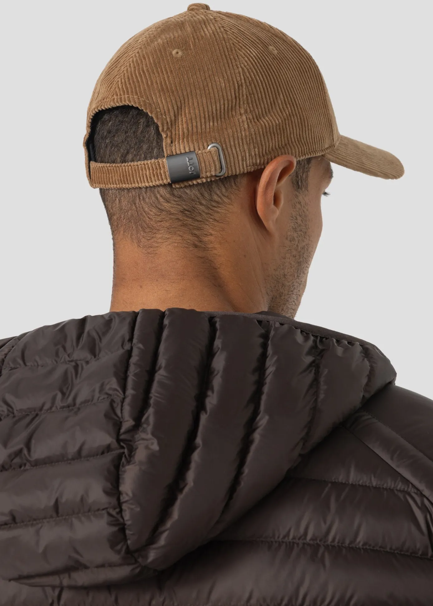 Casquette en velours Beige fumé Cirrus
