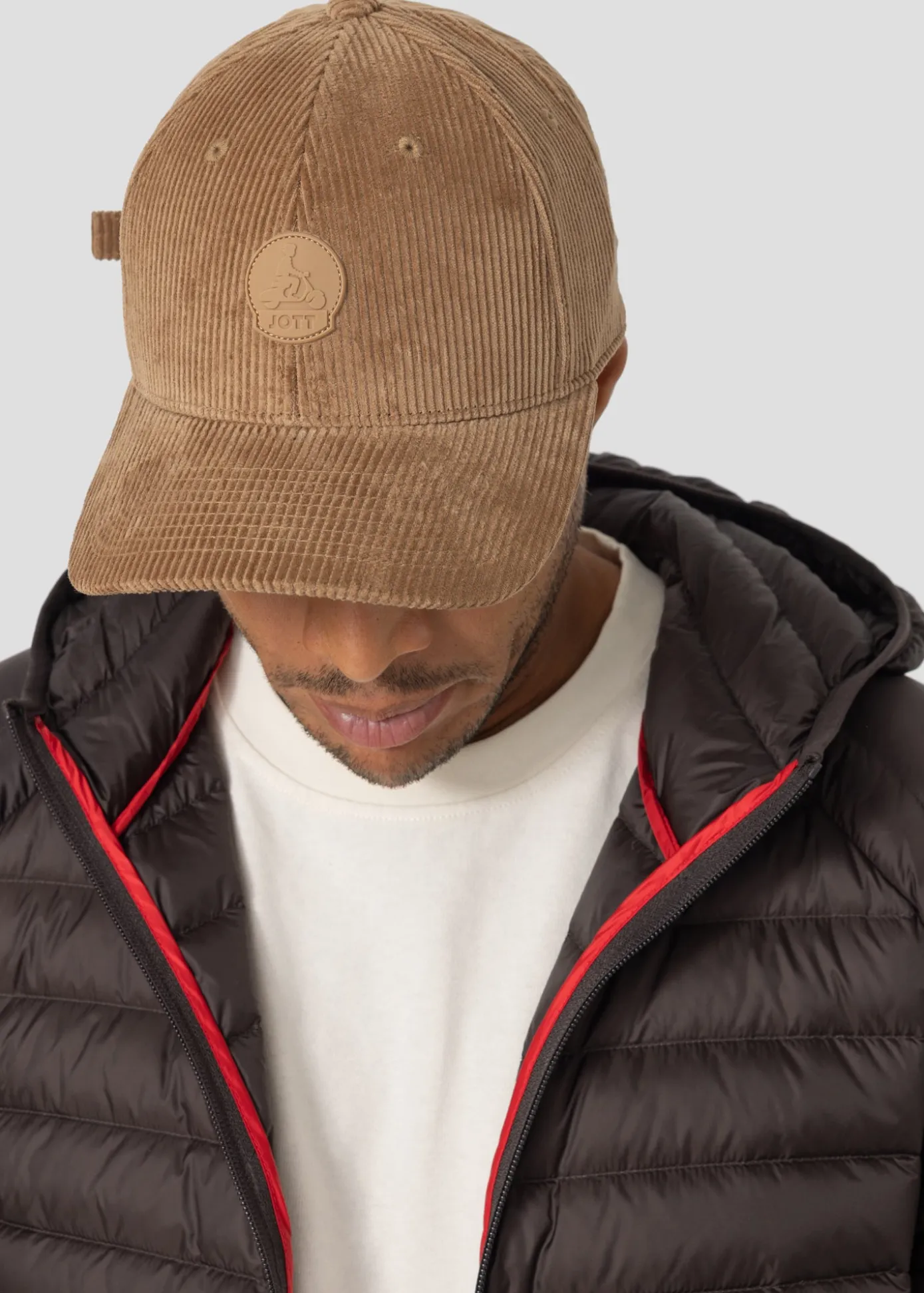 Casquette en velours Beige fumé Cirrus