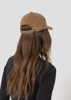 Casquette en velours Beige fumé Cirrus