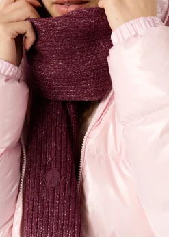 Écharpe bicolore Cerise noire Peech