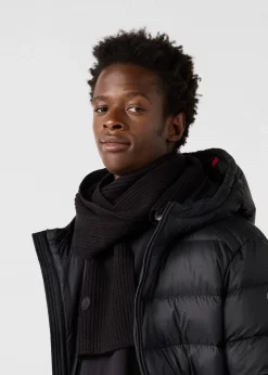 Écharpe bicolore Noir Peech