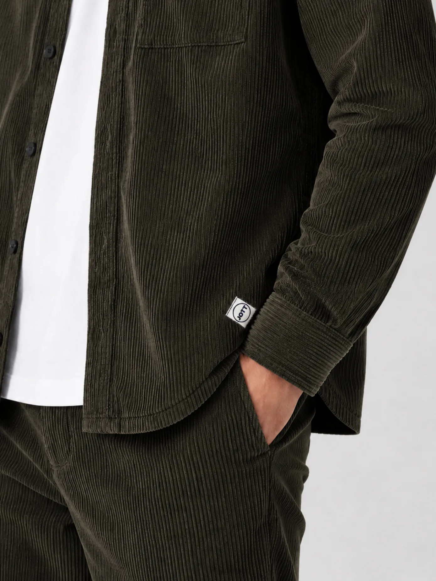Chemise droite Army foncé Rehane