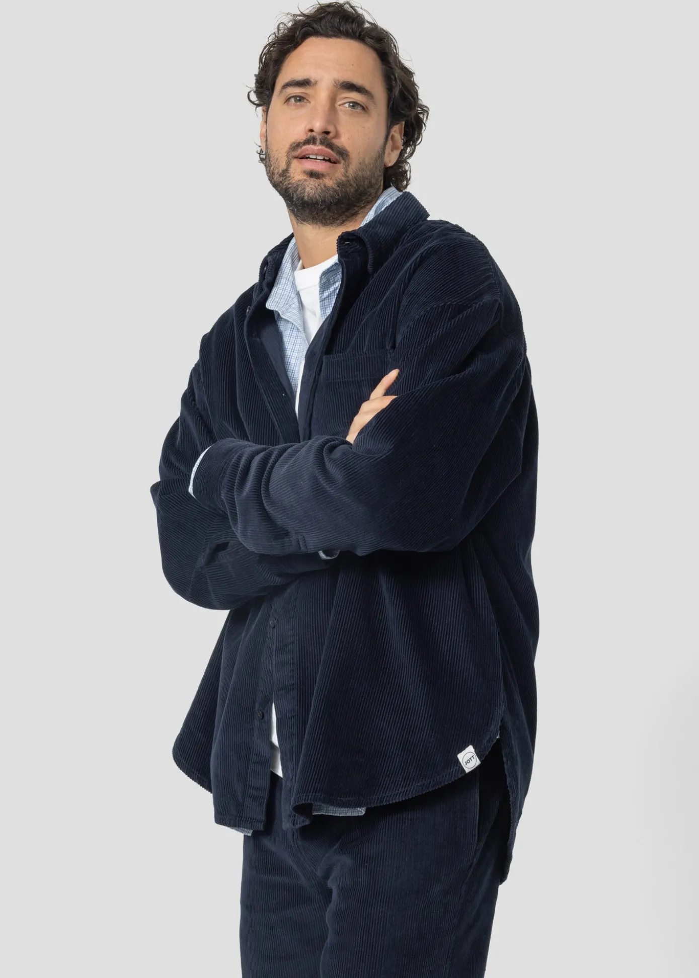 Chemise droite Bleu nuit Rehane