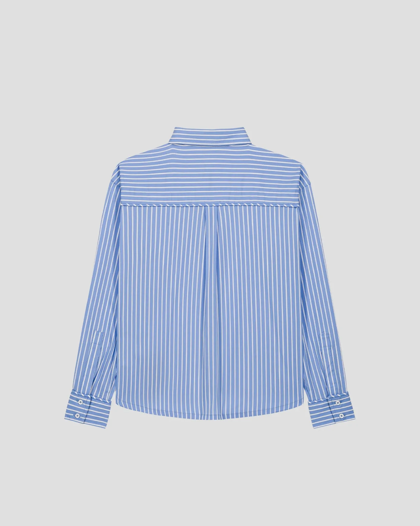 Chemise enfant en popeline Bleu céleste rayé Harold stripe