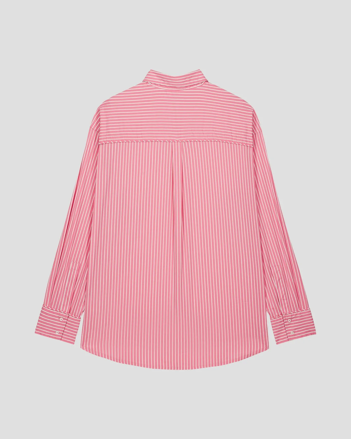 Chemise mixte en popeline Pink antique rayé Duffy stripe