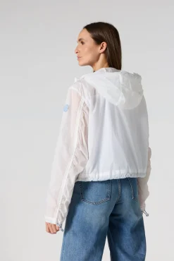 Coupe-vent court Blanc Ally