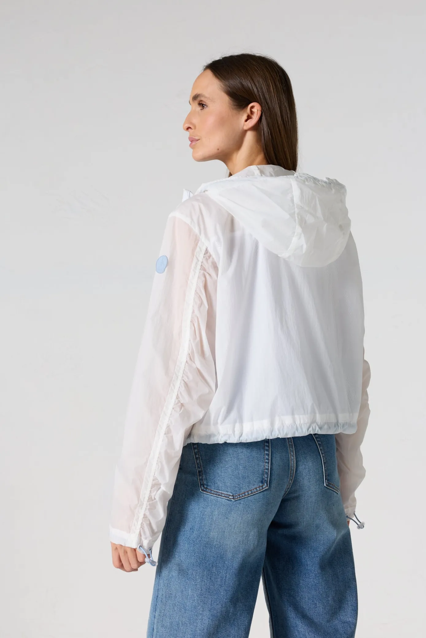 Coupe-vent court Blanc Ally