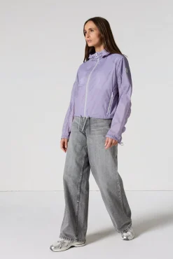 Coupe-vent court Encens violet Ally