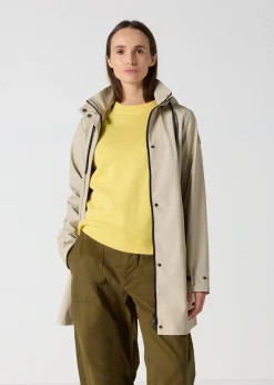 Coupe-vent mi-long Beige Denisa