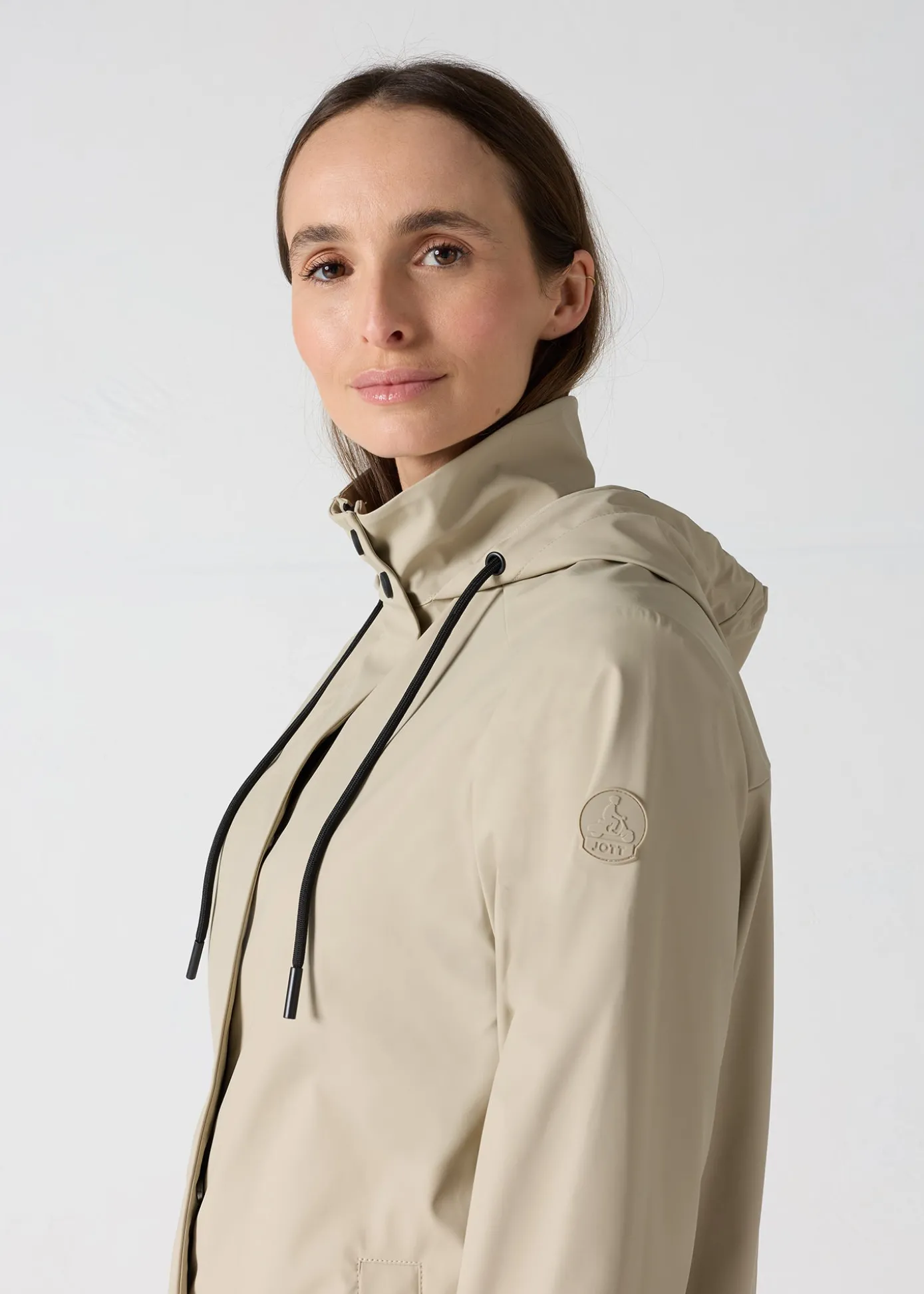 Coupe-vent mi-long Beige Denisa