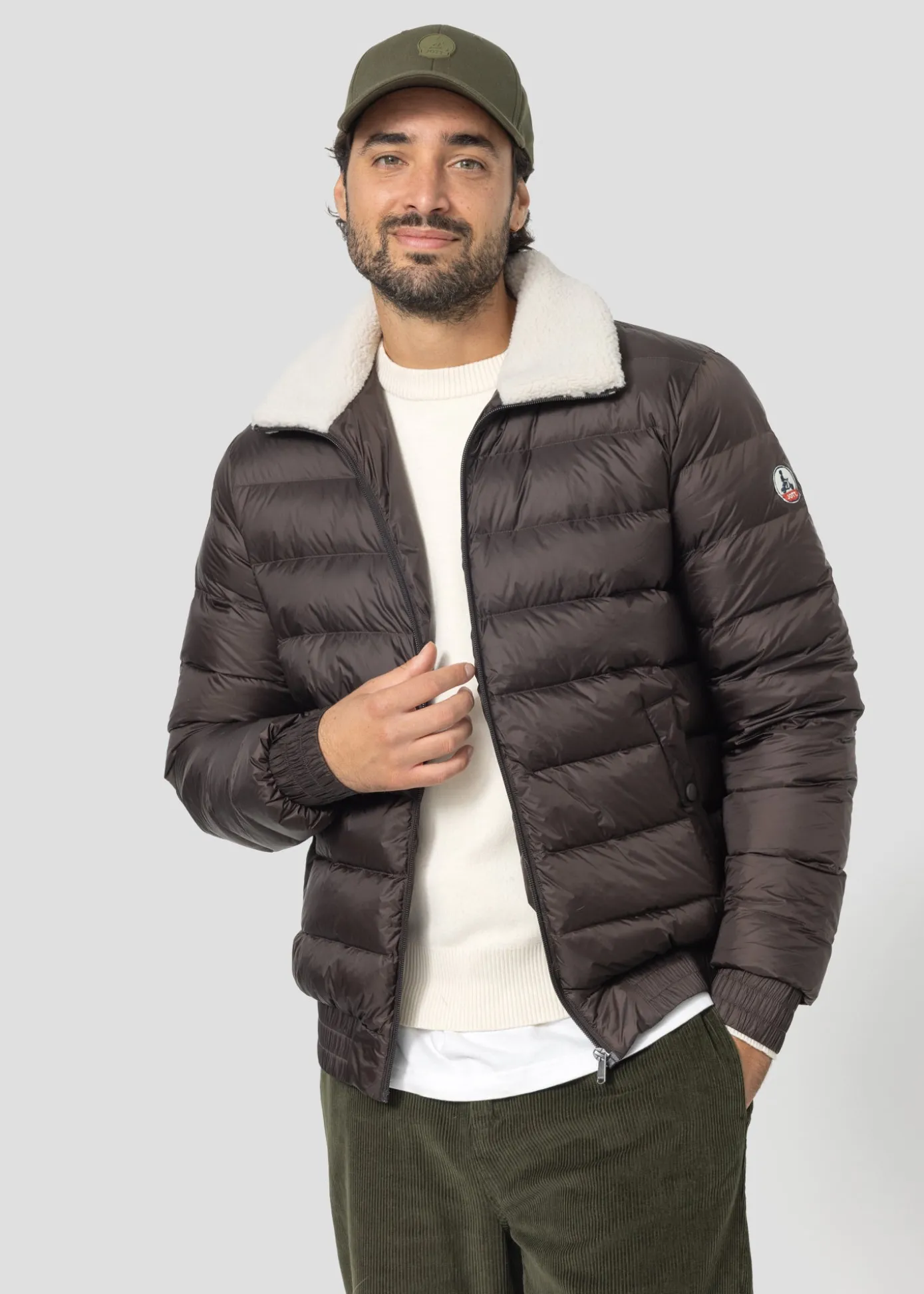 Doudoune aviateur Café noir Chuck