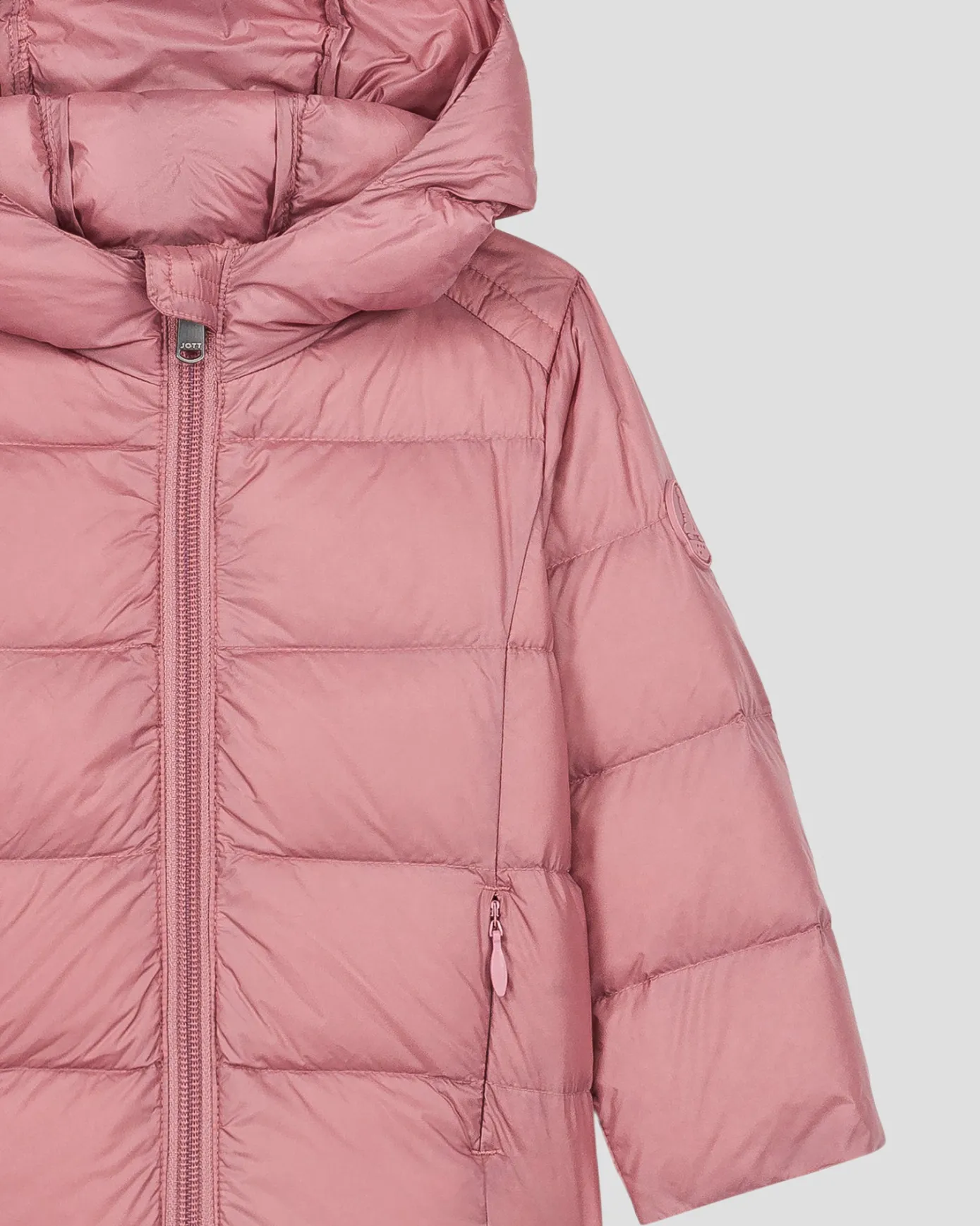 Doudoune bébé Rose antique Una