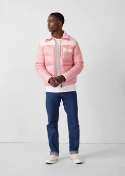 Doudoune bicolore mixte Pink antique/Salty nude Raven