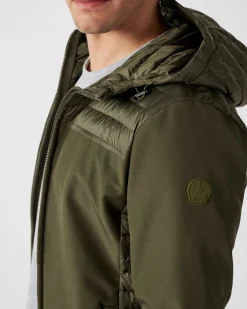 Doudoune bi-matière softshell Army Paco 2.0