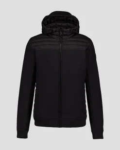 Doudoune bi-matière softshell Noir Paco 2.0