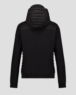 Doudoune bi-matière softshell Noir Paco 2.0