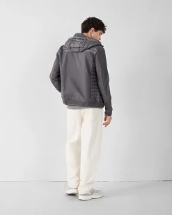 Doudoune bi-matière softshell Anthracite Paco 2.0