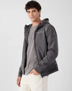 Doudoune bi-matière softshell Anthracite Paco 2.0