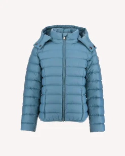 Doudoune à capuche enfant Grand Froid Bleu froid Gold 2.0