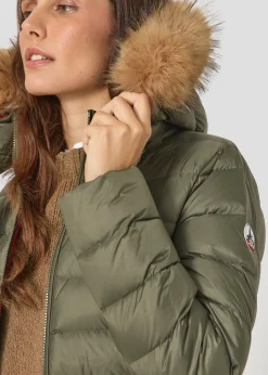 Doudoune à capuche Grand Froid Army Luxe