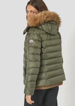 Doudoune à capuche Grand Froid Army Luxe
