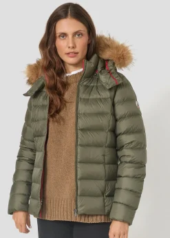 Doudoune à capuche Grand Froid Army Luxe