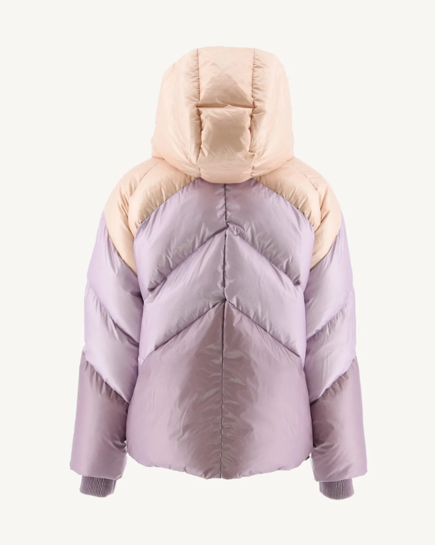 Doudoune à capuche Grand Froid Combo violet Stellar